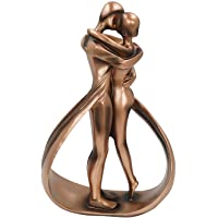 Aoneky Estatua de Pareja - Figura Decorativa de Pareja de Beso- Material de Resina- Estilo Romántico Moderno- Color…